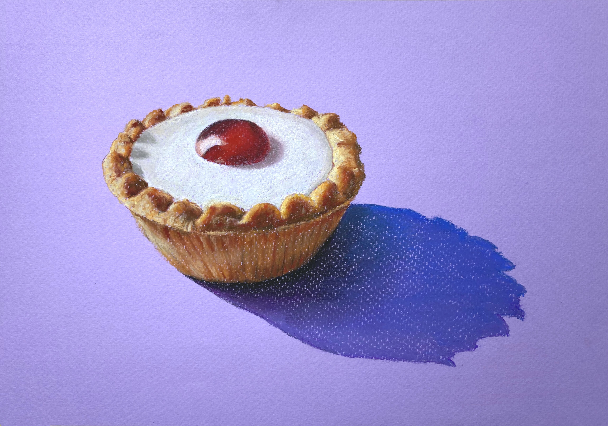 Cherry Bakewell Original Pastel KellyAnne Davitt
